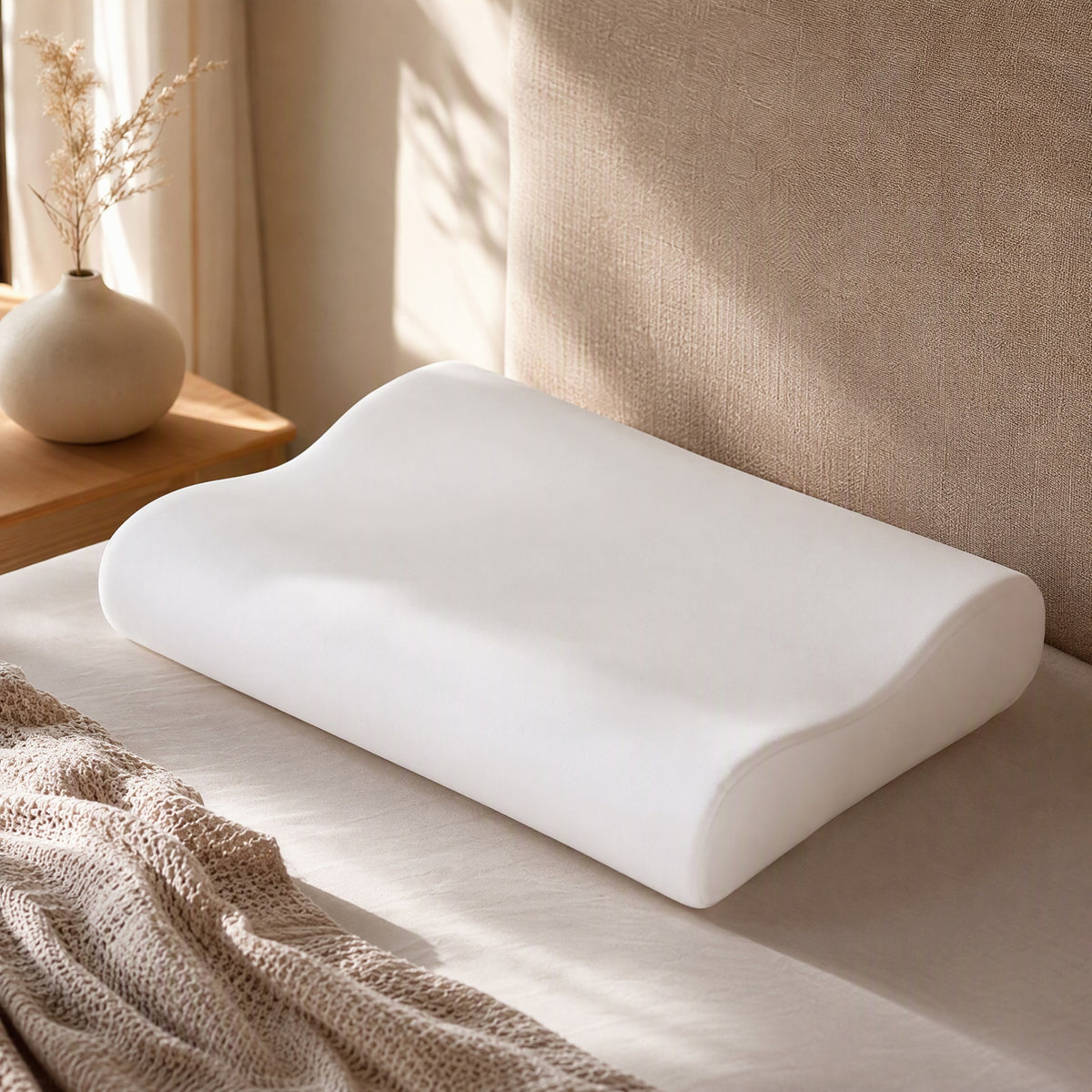 Dreamfoam™ Memory Foam Pillow, styled close view