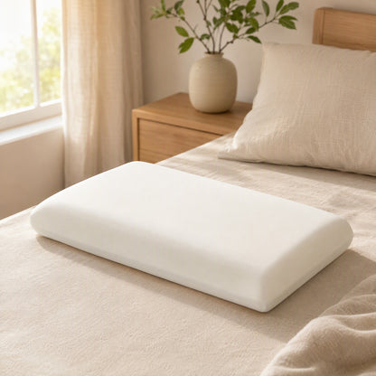 Nestcore™ Memory Foam Pillow Core in a calm home setting