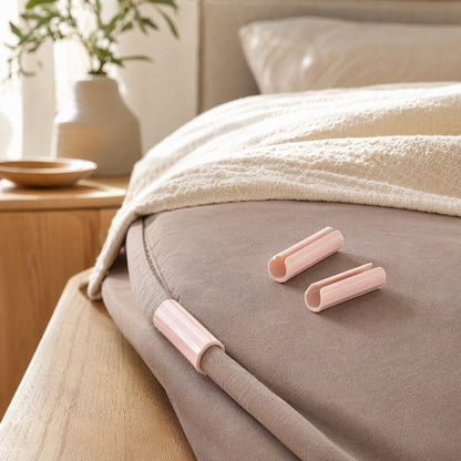 Quiltpinch™ Needle-Free Plastic Quilt Clips in a calm home setting
