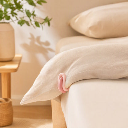 Quiltgrip™ Needle-Free ABS Quilt Clips in a calm home setting