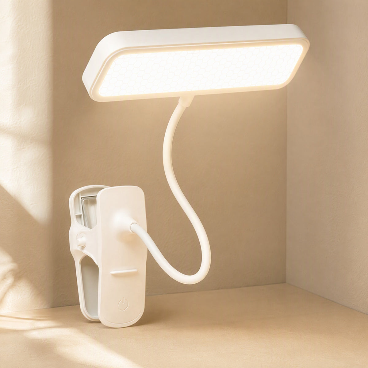 Voicelight™ Clip-On Desk Lamp With Voice Control