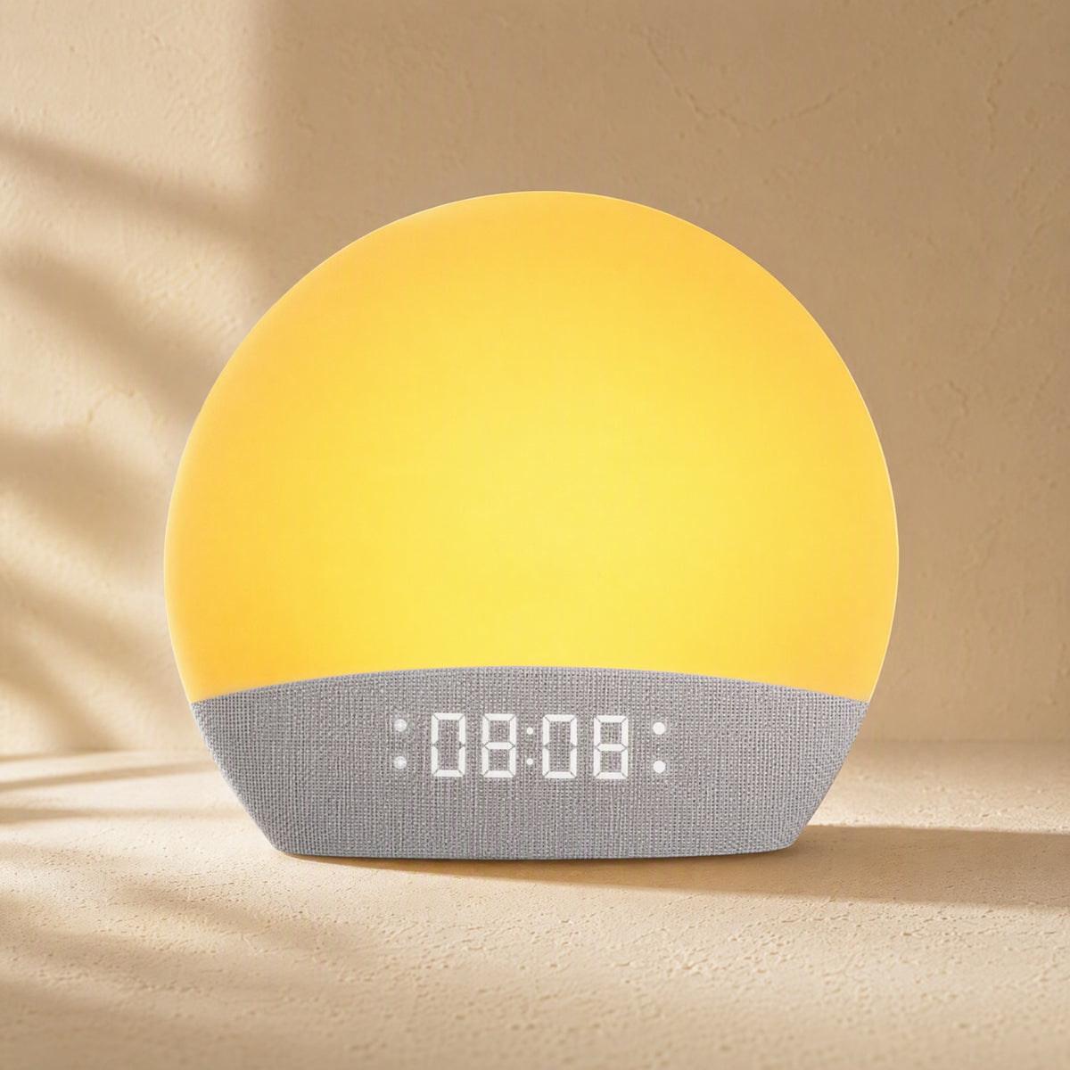 Dawnchime™ Digital Alarm Clock With Sunrise Light, material and detail close-up
