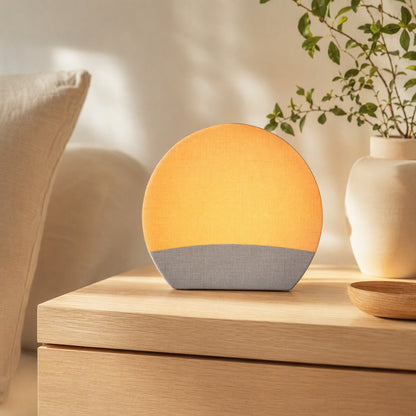 Dawnchime™ Digital Alarm Clock With Sunrise Light in a calm home setting