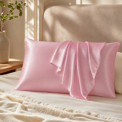 Satinfall™ Satin Pillowcase, 51 × 76 cm in a calm home setting