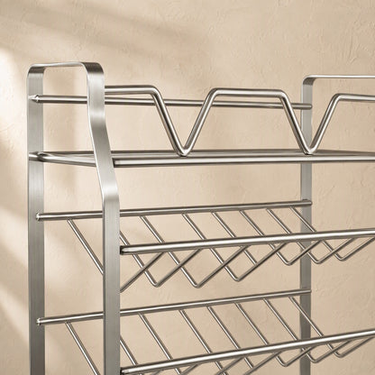Spicerow™ Stainless Steel Countertop Seasoning Rack, material and detail close-up