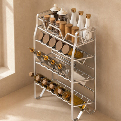 Spicerow™ Stainless Steel Countertop Seasoning Rack