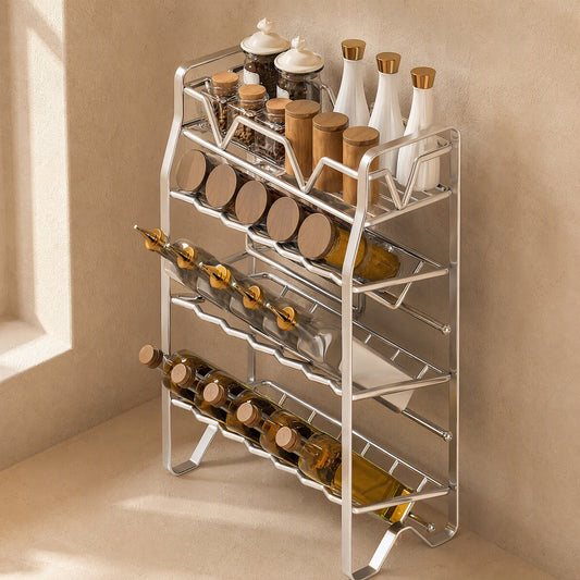 Spicerow™ Stainless Steel Countertop Seasoning Rack