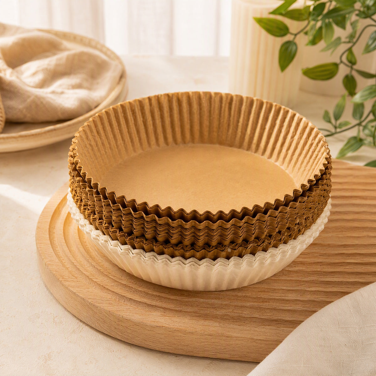 Bakeveil™ Air Fryer Baking Paper in a calm home setting