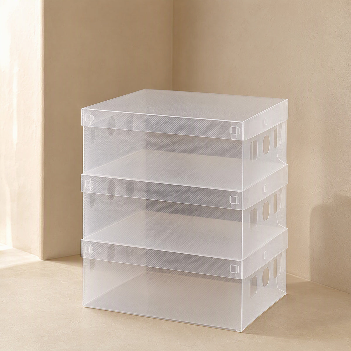 Solepeek™ Transparent Plastic Shoe Box
