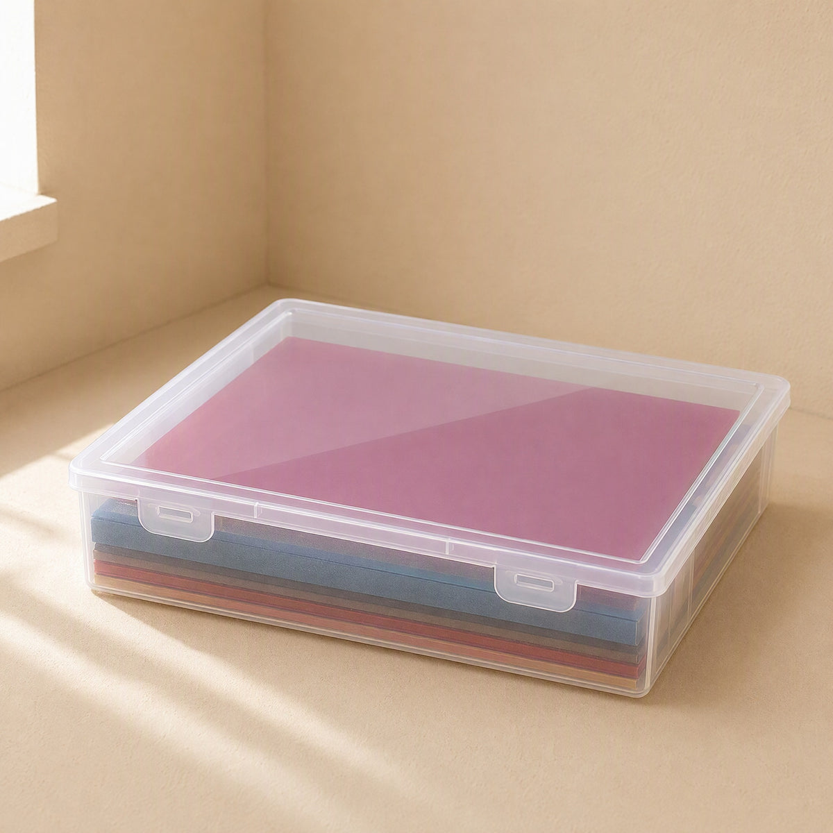 Fileview™ Transparent A4 File Storage Box