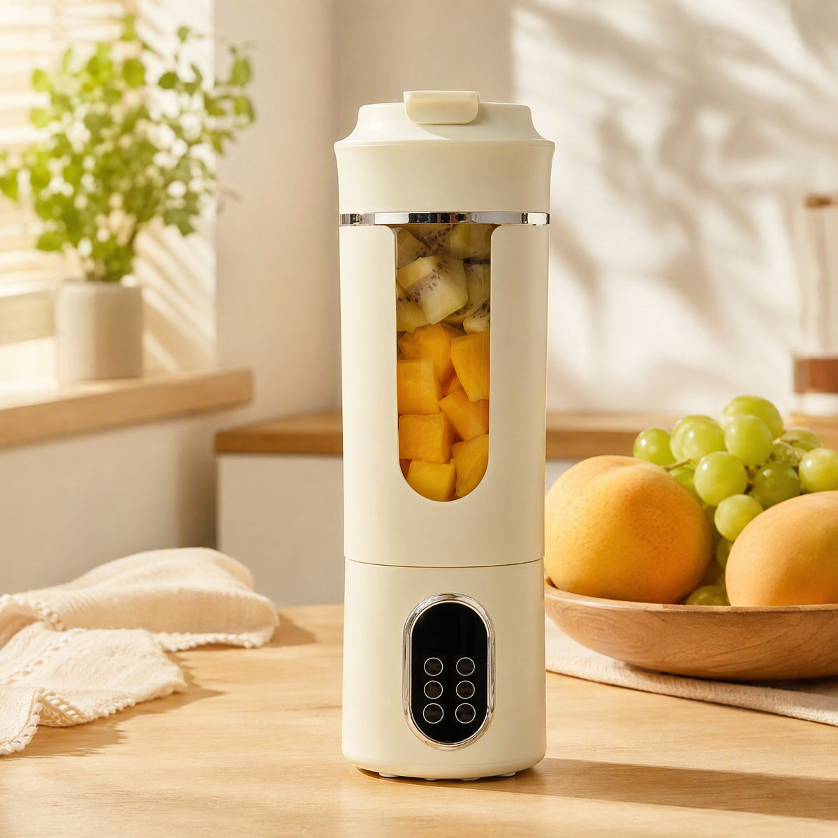 Blendaway™ Portable Rechargeable Juice Machine in a calm home setting