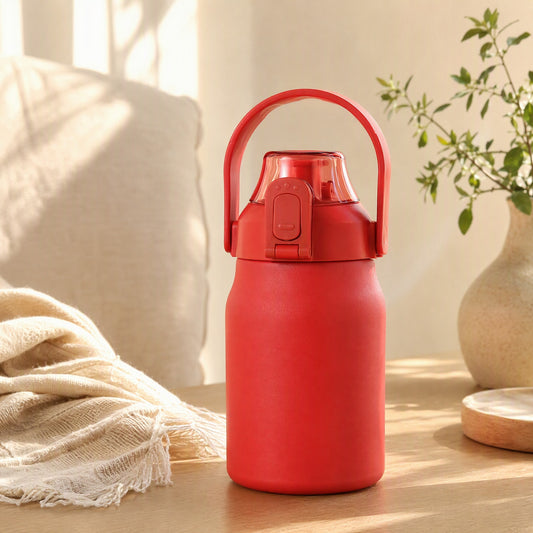 Gripbrew™ 316 Stainless Steel Insulated Cup With Handle in a calm home setting