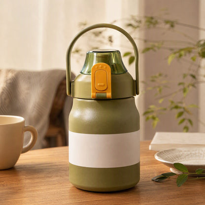 Gripbrew™ 316 Stainless Steel Insulated Cup With Handle, styled close view