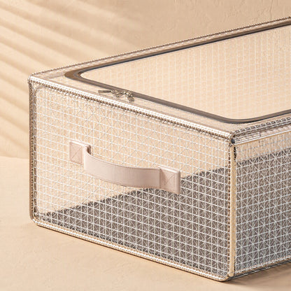 Shoesleep™ Under-Bed PVC Shoe Storage Box, material and detail close-up