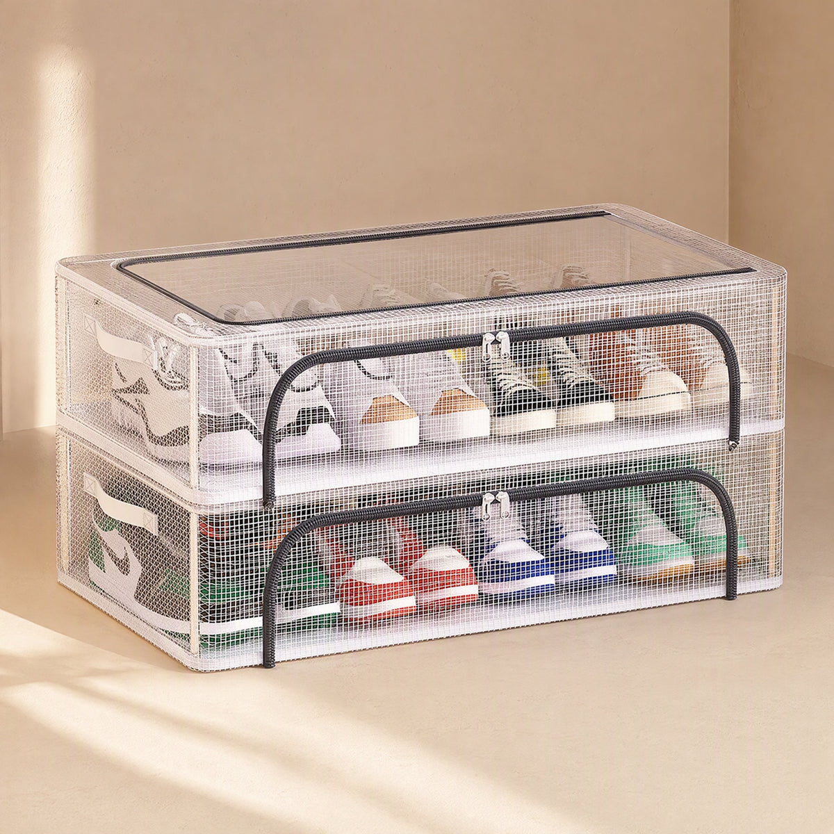 Shoesleep™ Under-Bed PVC Shoe Storage Box