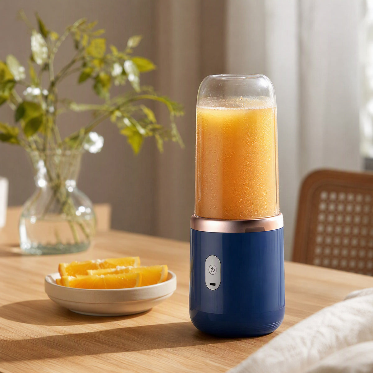 Blendbeam™ Portable Electric Juice Cup, styled close view