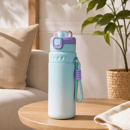 Steelgulp™ 316 Stainless Steel Sports Water Bottle in a calm home setting