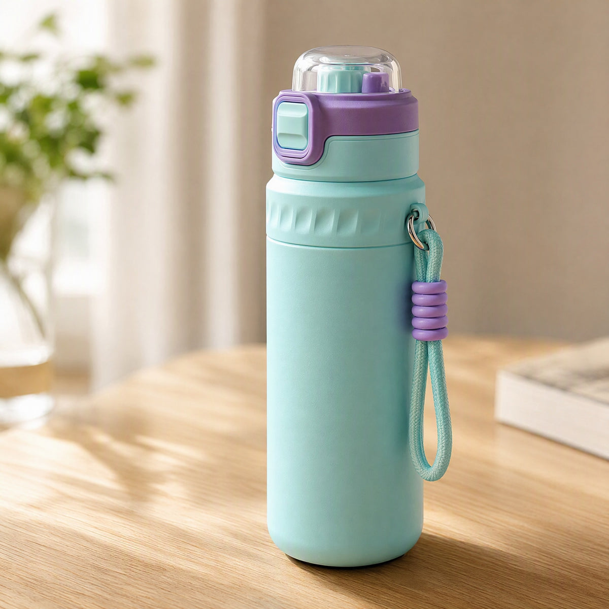 Steelgulp™ 316 Stainless Steel Sports Water Bottle, styled close view