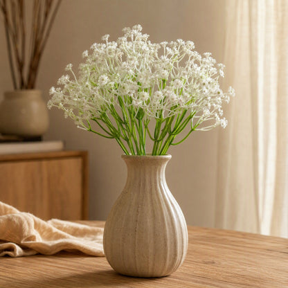 Babybloom™ 5-Fork Plastic Gypsophila Flower, styled close view