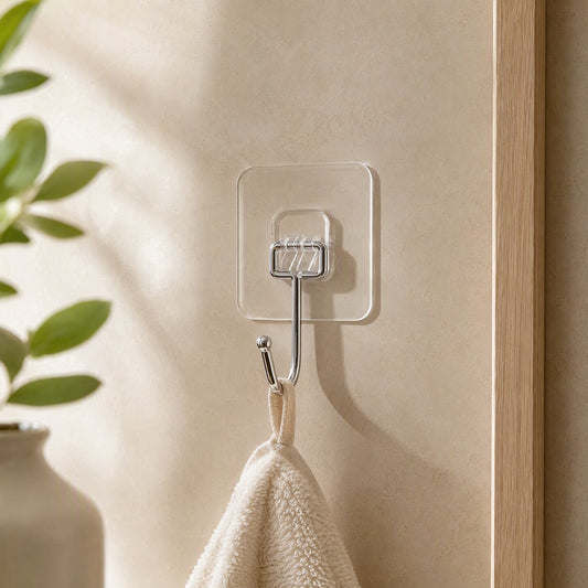 Wallstick™ PVC Adhesive Wall Hook in a calm home setting