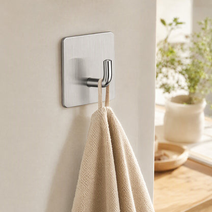 Steelhook™ 201 Stainless Steel Wall Hook in a calm home setting