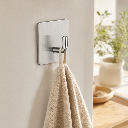 Steelhook™ 201 Stainless Steel Wall Hook in a calm home setting