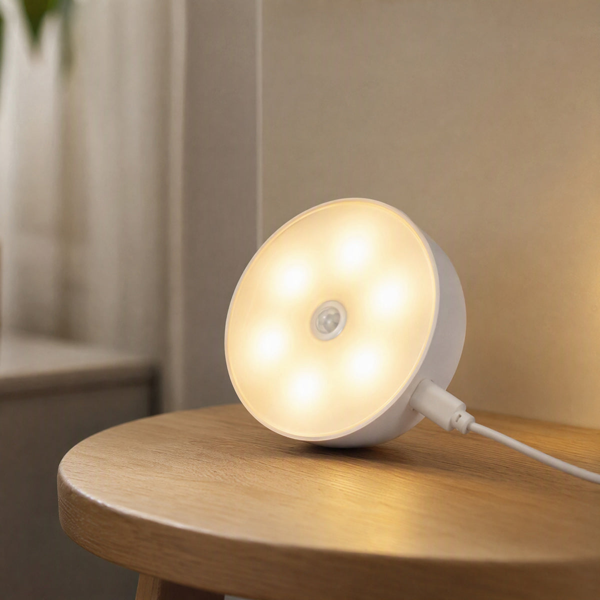 Neargleam™ Human Body Induction LED Night Light, styled close view