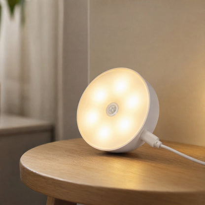 Neargleam™ Human Body Induction LED Night Light, styled close view