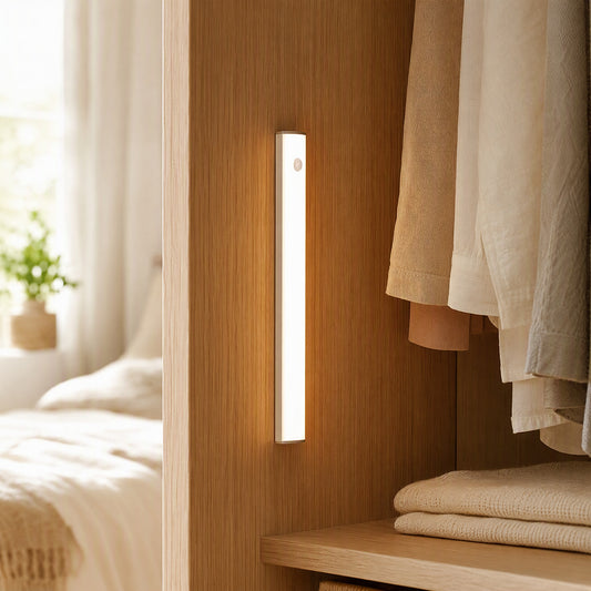 Pathgleam™ Rechargeable Motion Sensor Night Light in a calm home setting