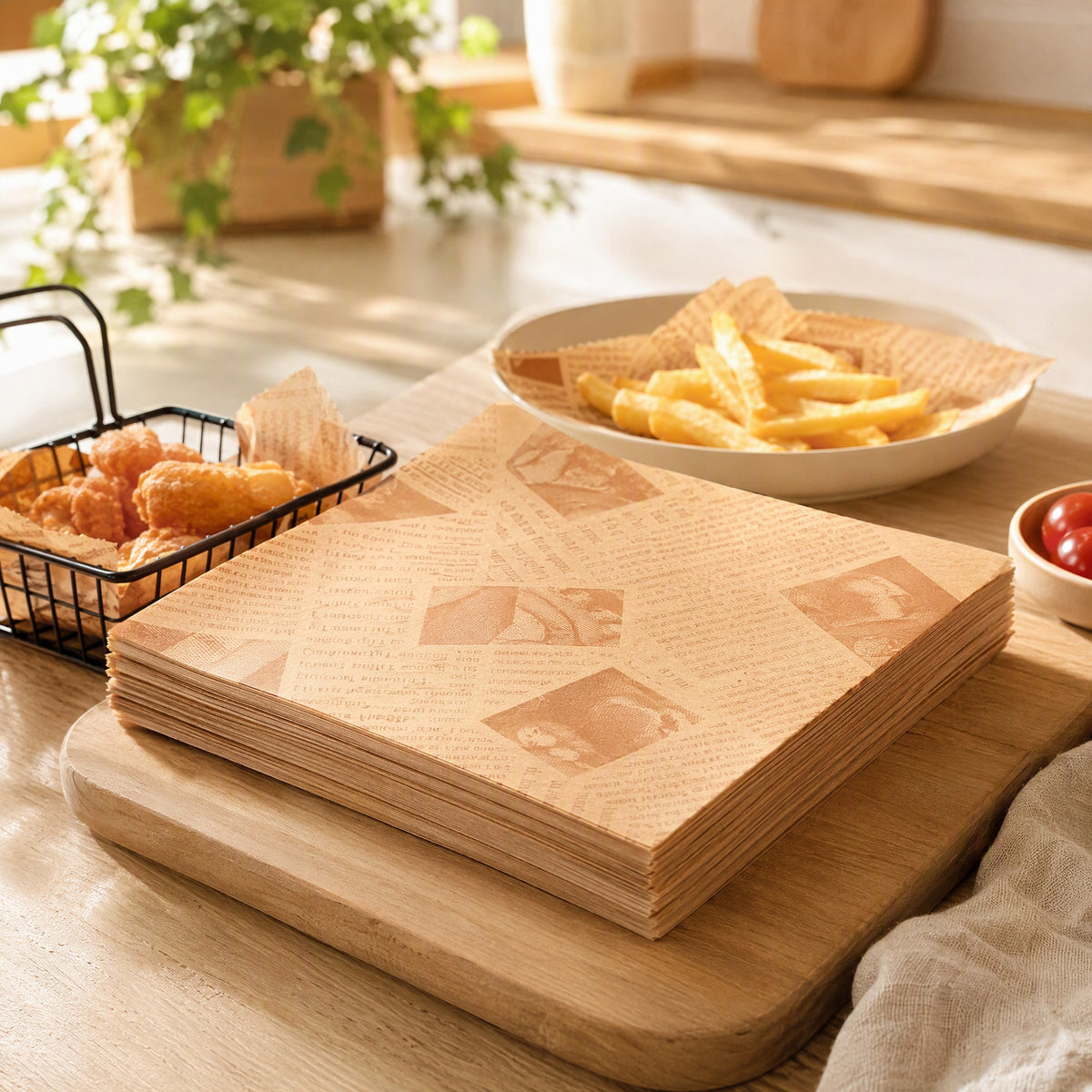 Crispsheet™ Air Fryer Greaseproof Paper in a calm home setting