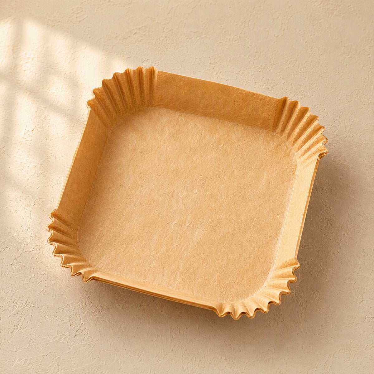 Bakepaper™ Square Air Fryer Paper, material and detail close-up