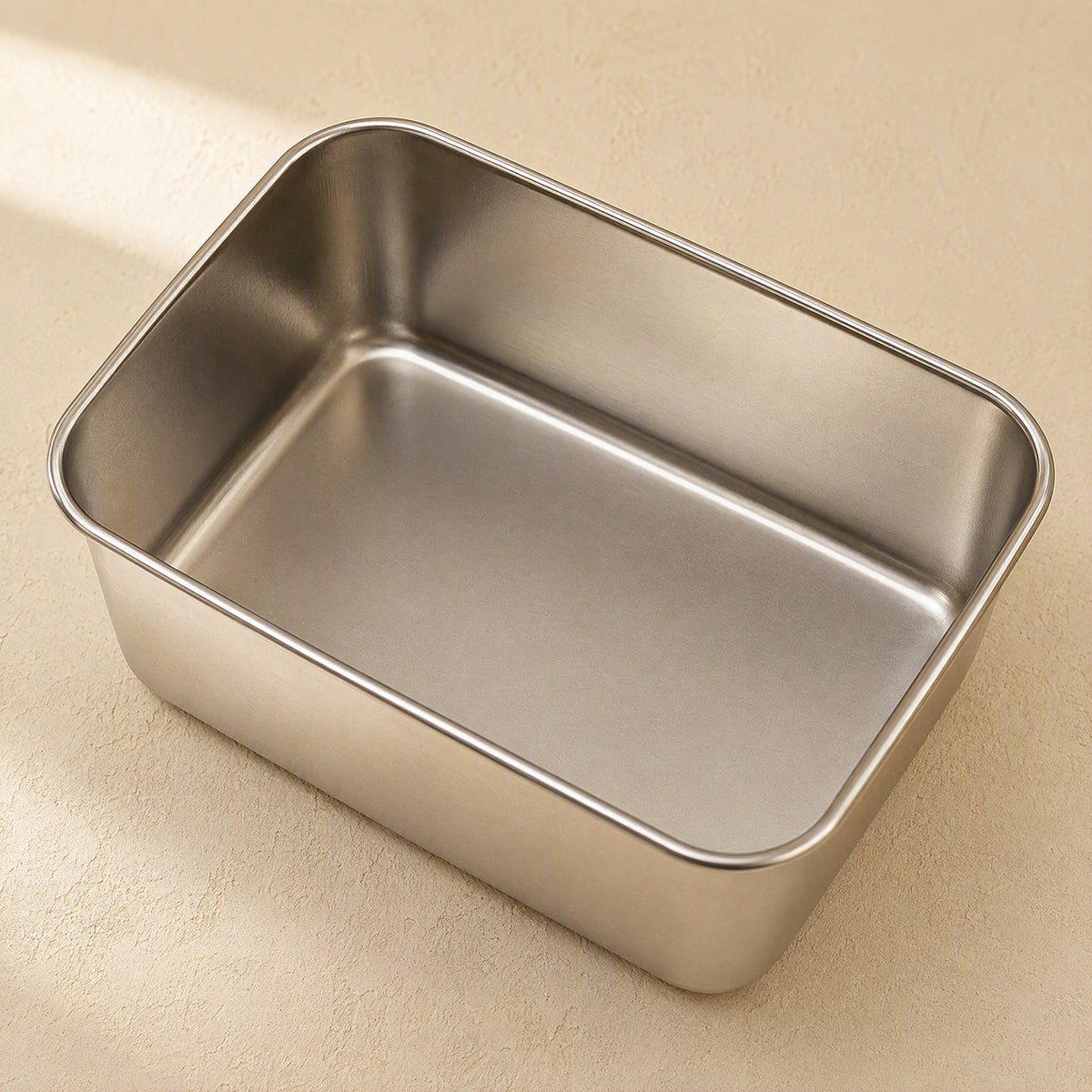 Freshkeep™ Stainless Steel Food Storage Box, material and detail close-up
