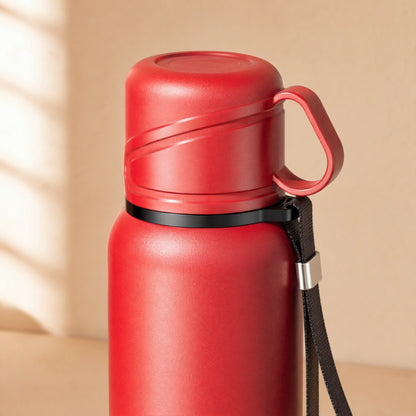 Teasteep™ Double-Lid Tea-Separation Water Bottle, material and detail close-up