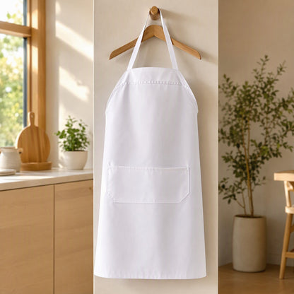 Wipeguard™ PVC Sleeveless Apron in a calm home setting