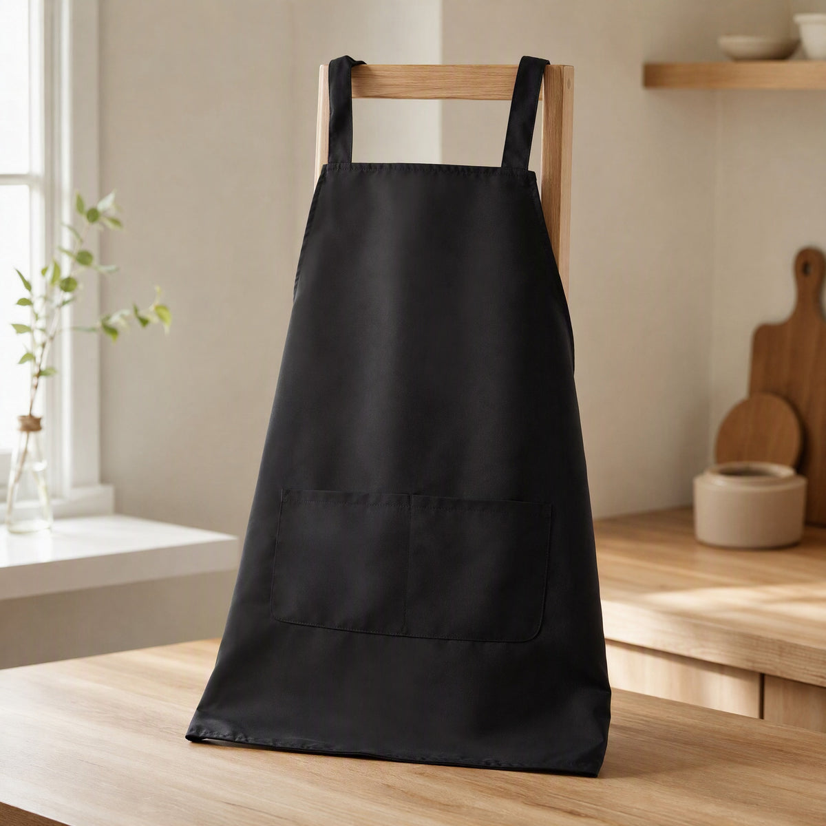 Wipeguard™ PVC Sleeveless Apron, styled close view