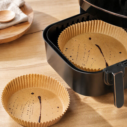 Frycrisp™ Air Fryer Greaseproof Baking Paper, styled close view