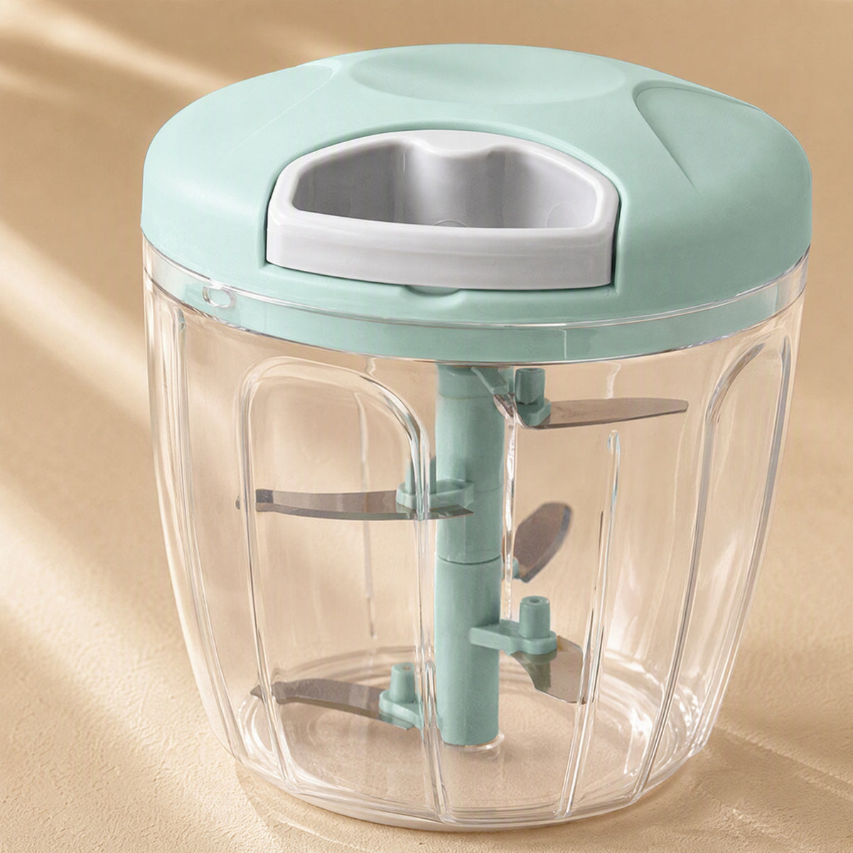 Clovepull™ Manual PP Garlic Chopper, material and detail close-up