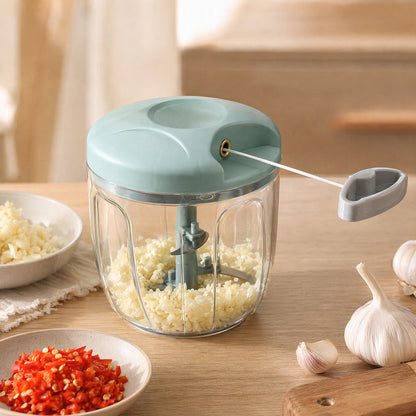 Clovepull™ Manual PP Garlic Chopper, styled close view