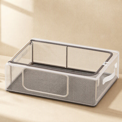 Shoeflat™ Foldable Shoe Storage Box, material and detail close-up