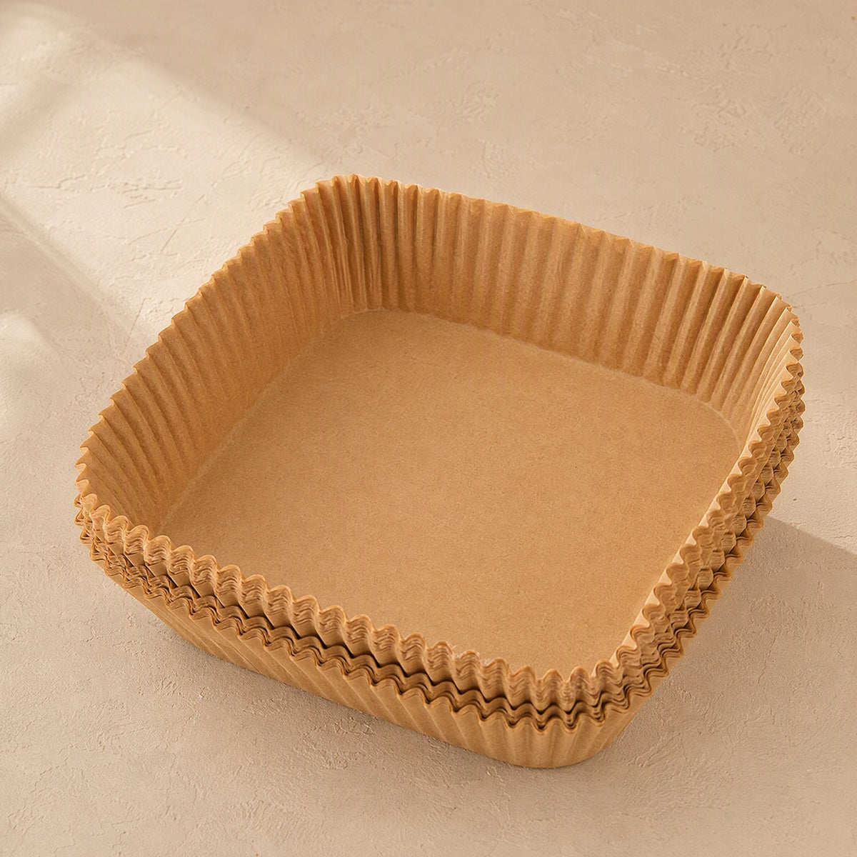 Panpocket™ Square Air Fryer Baking Paper, material and detail close-up