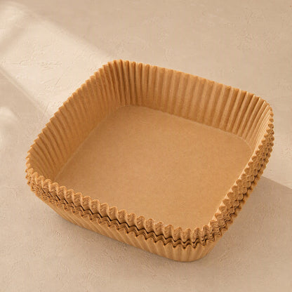 Panpocket™ Square Air Fryer Baking Paper, material and detail close-up