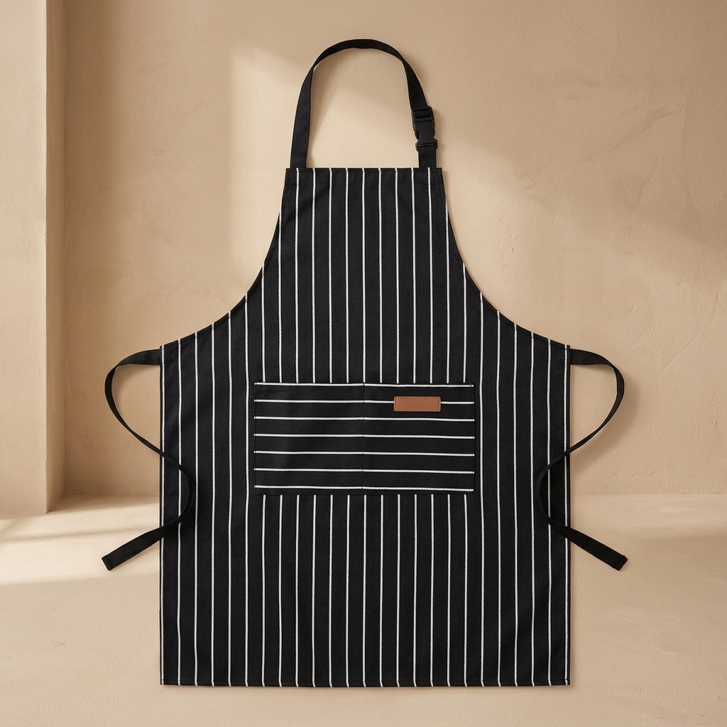 Stripebib™ Polyester Cotton Striped Apron