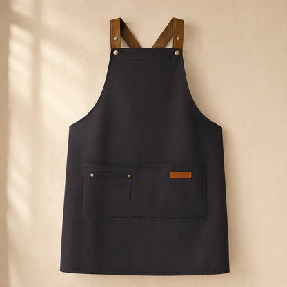 Dryweave™ Water-Repellent Kitchen Apron, material and detail close-up