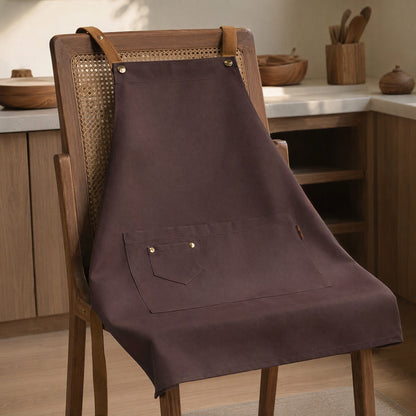 Dryweave™ Water-Repellent Kitchen Apron, styled close view