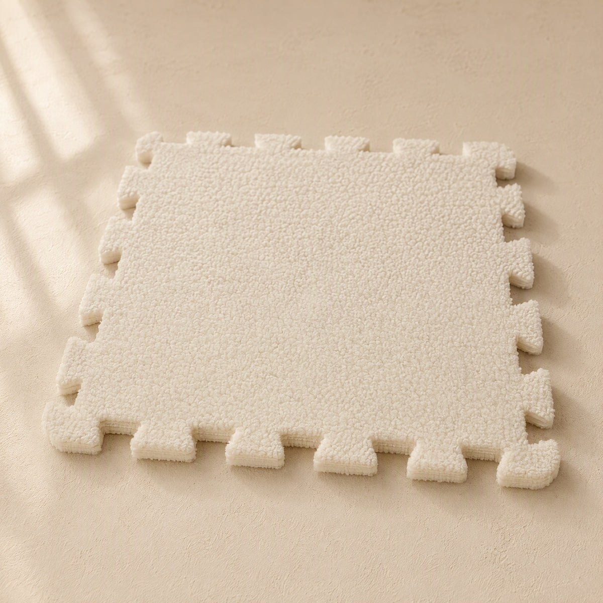 Matcove™ 30×30cm Square Polyester Floor Mat, material and detail close-up