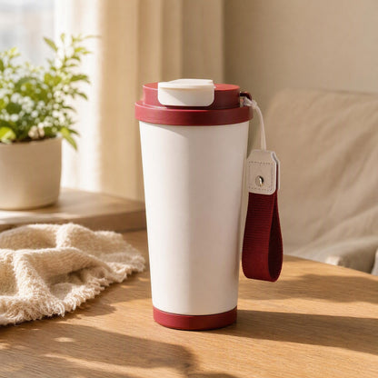 Cupforge™ 316 Stainless Steel Thermos Cup, styled close view