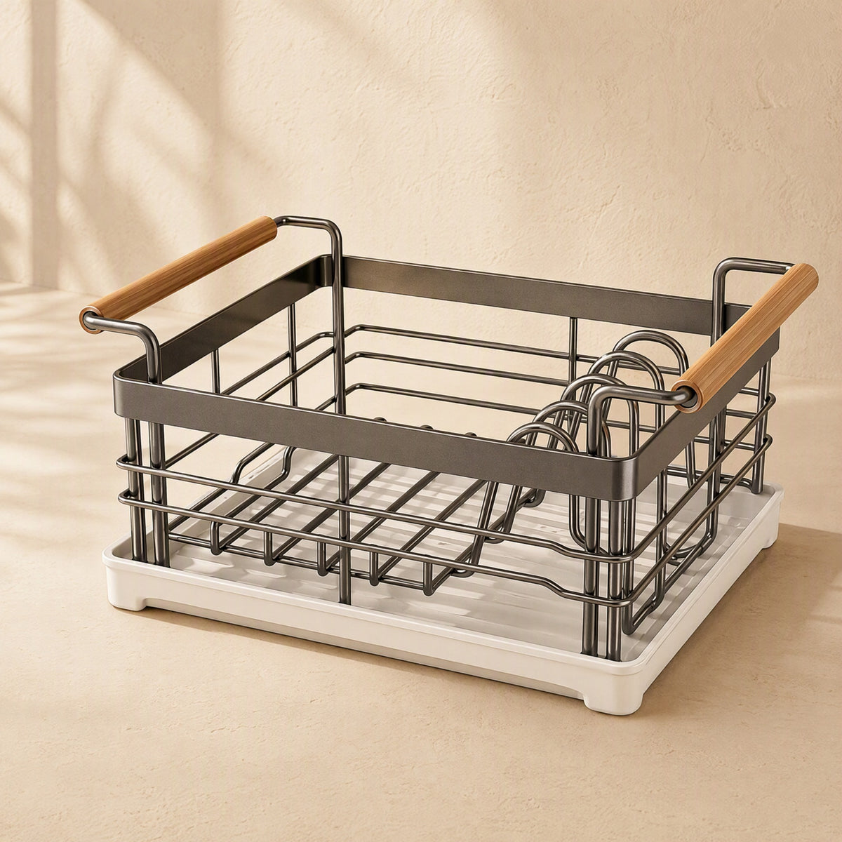 Drystack™ 304 Stainless Steel Dish Storage Rack, material and detail close-up