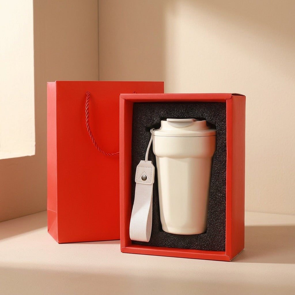 Ropebrew™ Stainless Steel Coffee Cup With Carrying Rope