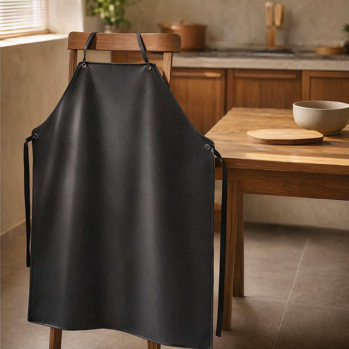 Splashbib™ PVC Waterproof Apron, styled close view