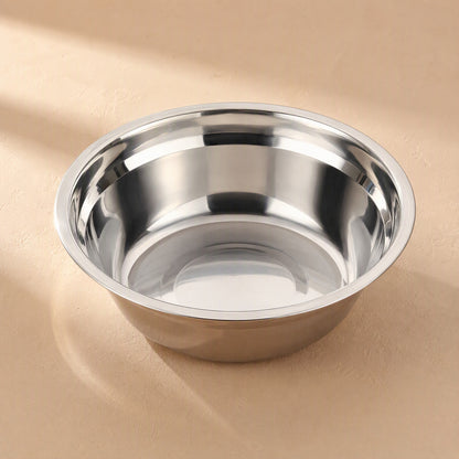 Brothgleam™ Stainless Steel Soup Bowl, material and detail close-up